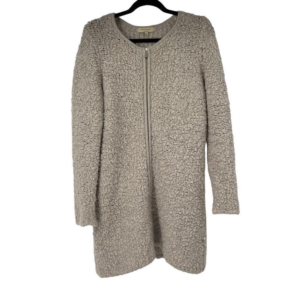 Silvia Novelli Mohair‎ Blend Zip Up Sweater Medium